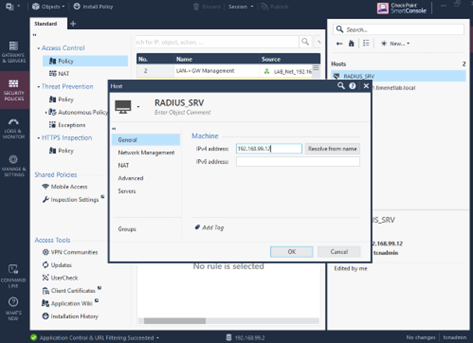 RADIUS Server Configuration