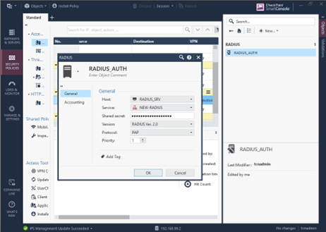 RADIUS Server Configuration