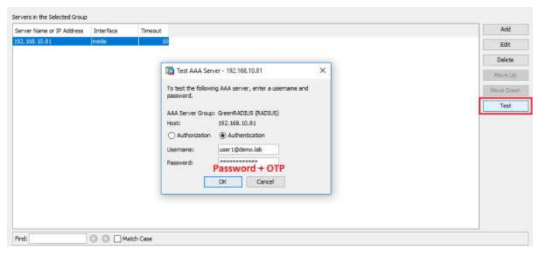 RADIUS Server Configuration