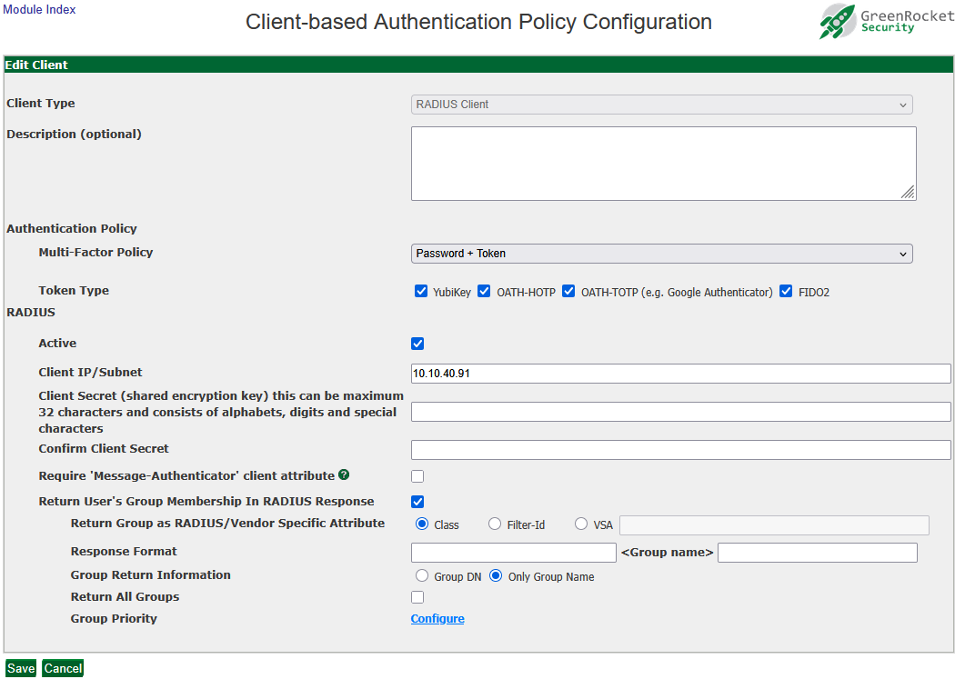 Group Membership Configuration