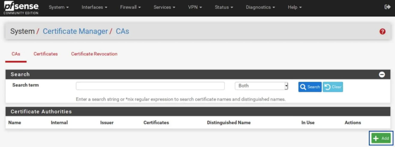 pfSense Server Configuration