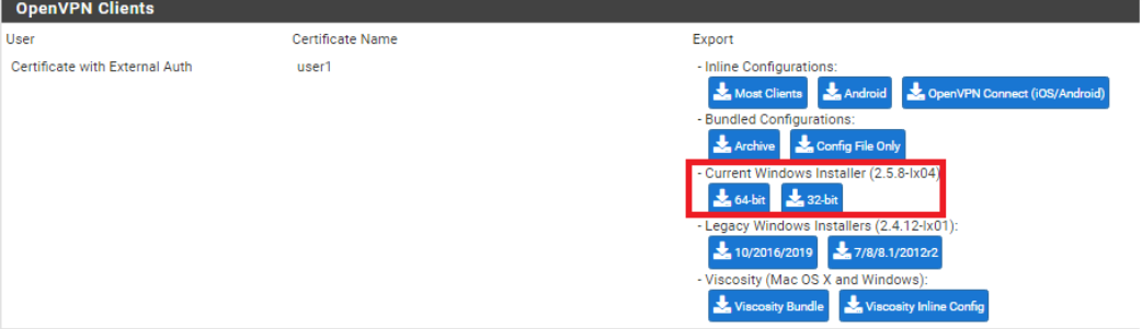 OpenVPN Client Configuration