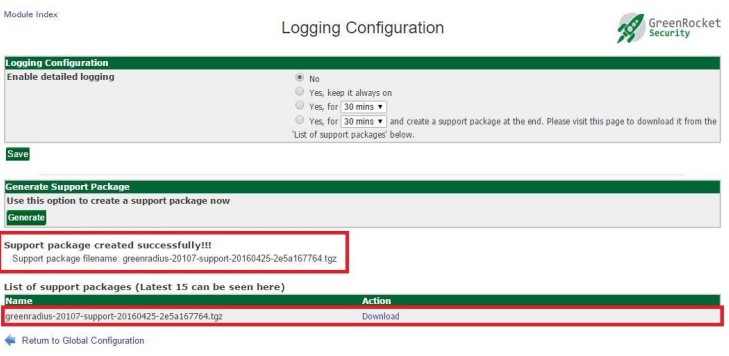RADIUS Client Configuration