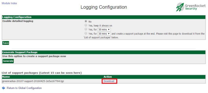 RADIUS Client Configuration