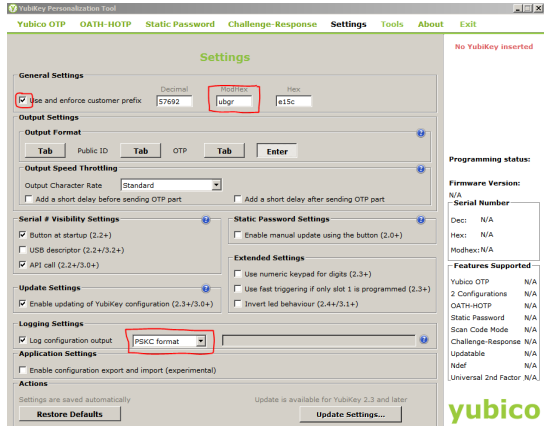 Programming YubiKeys