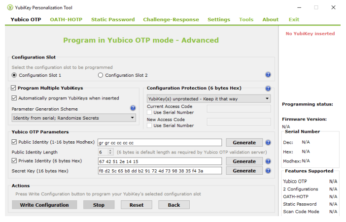 RADIUS Client Configuration