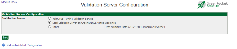 RADIUS Client Configuration